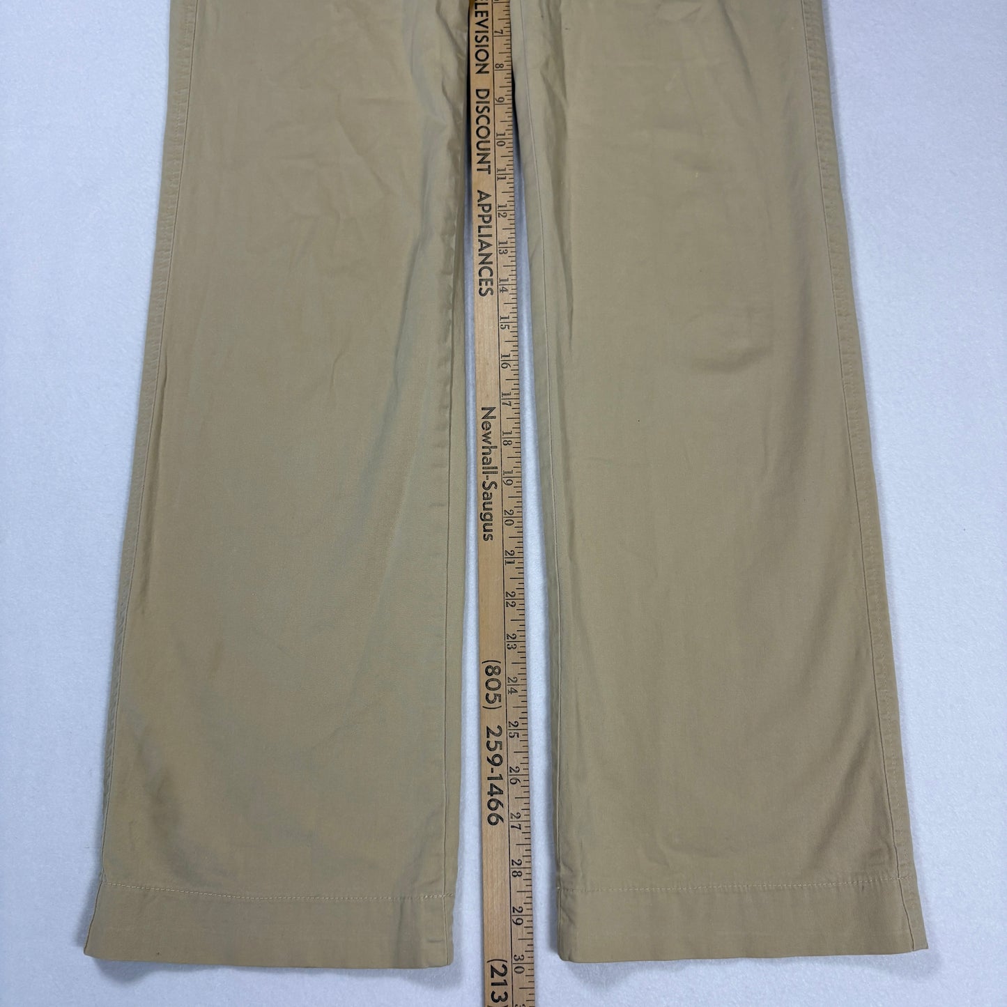 Vince Womens Khaki Chino Pants Size 6 Straight Leg Stretch Classic Work Casual