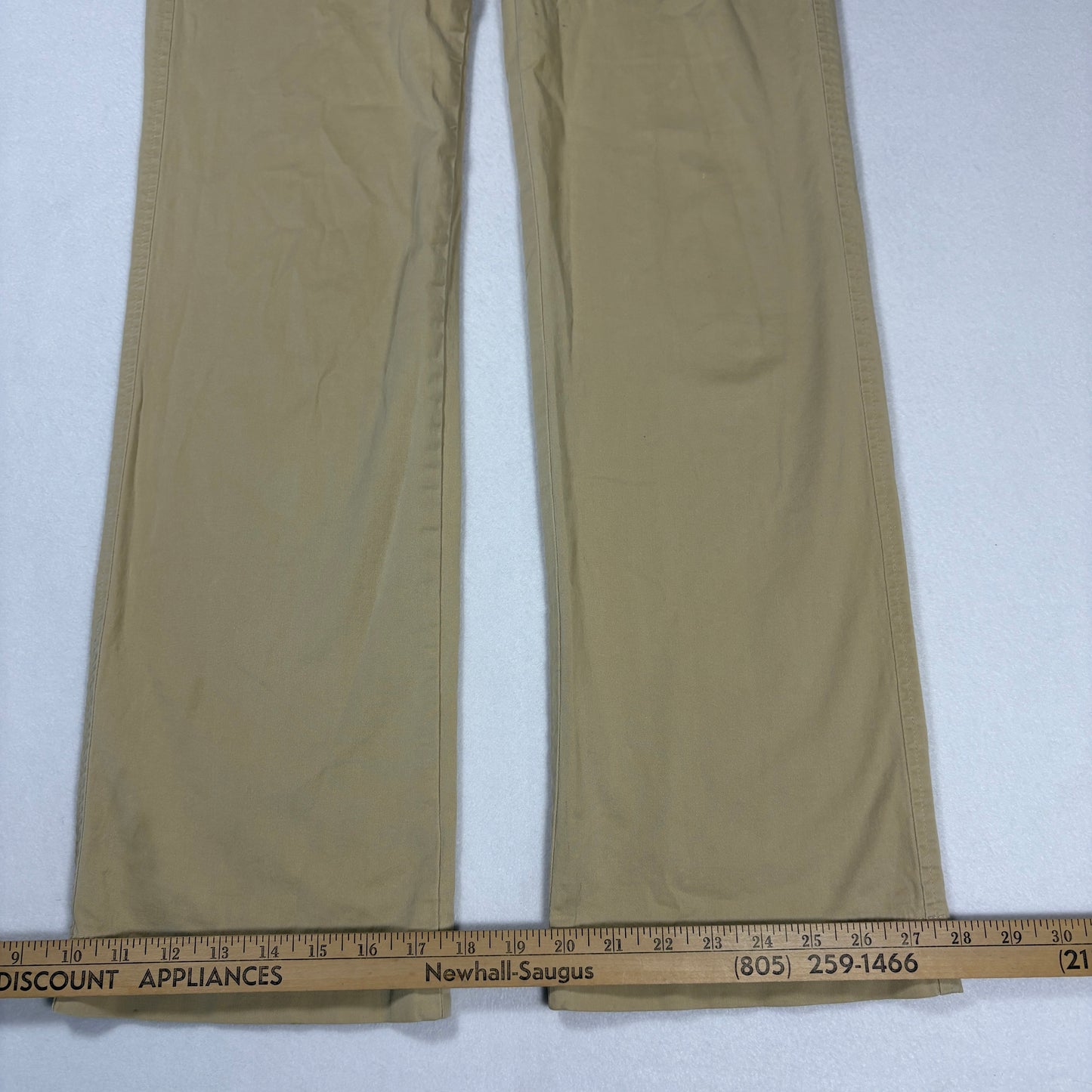 Vince Womens Khaki Chino Pants Size 6 Straight Leg Stretch Classic Work Casual