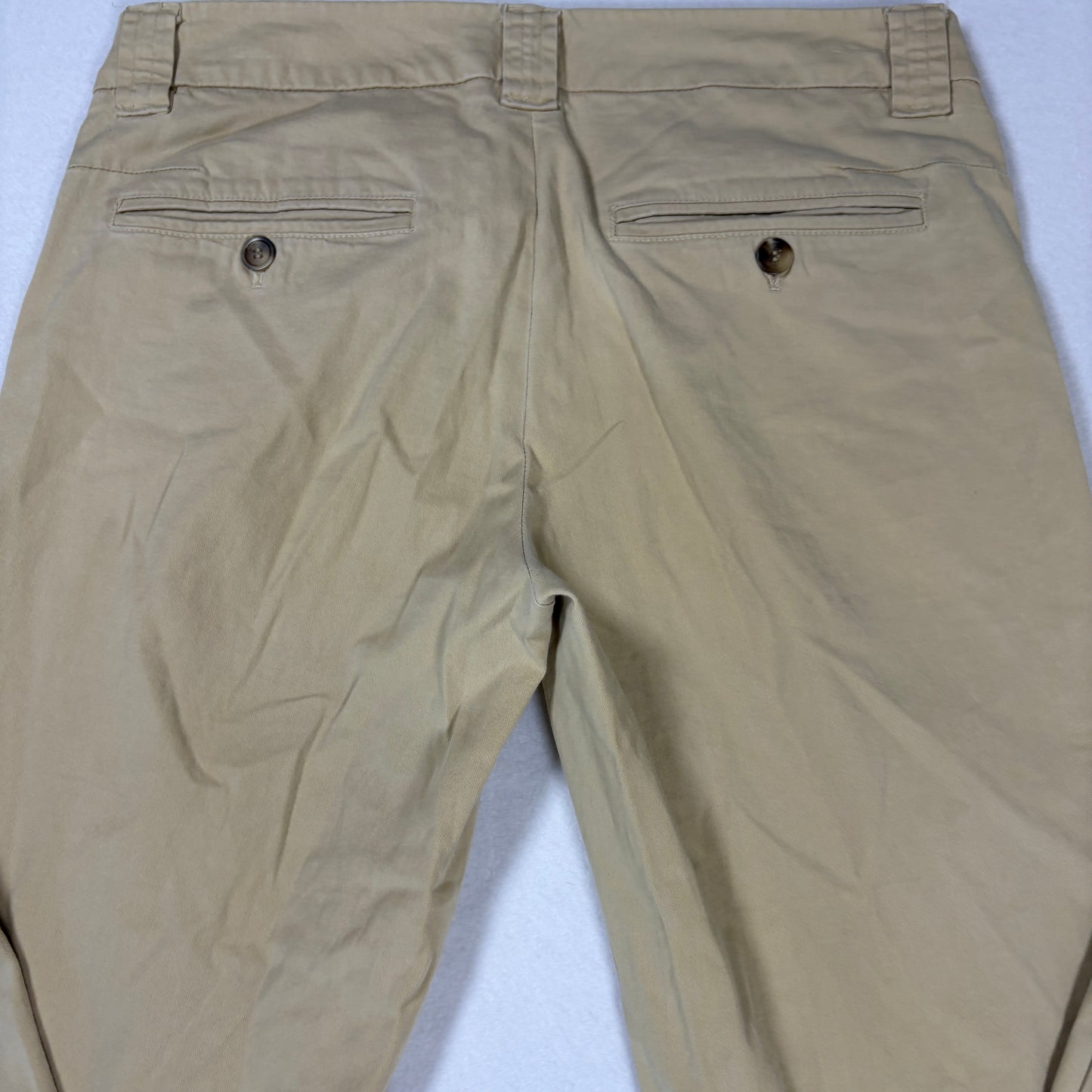 Vince Womens Khaki Chino Pants Size 6 Straight Leg Stretch Classic Work Casual