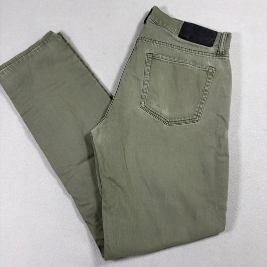 Gap Mens Slim Jeans 31x32 Green Olive Soft Wear Stretch Denim Casual Modern