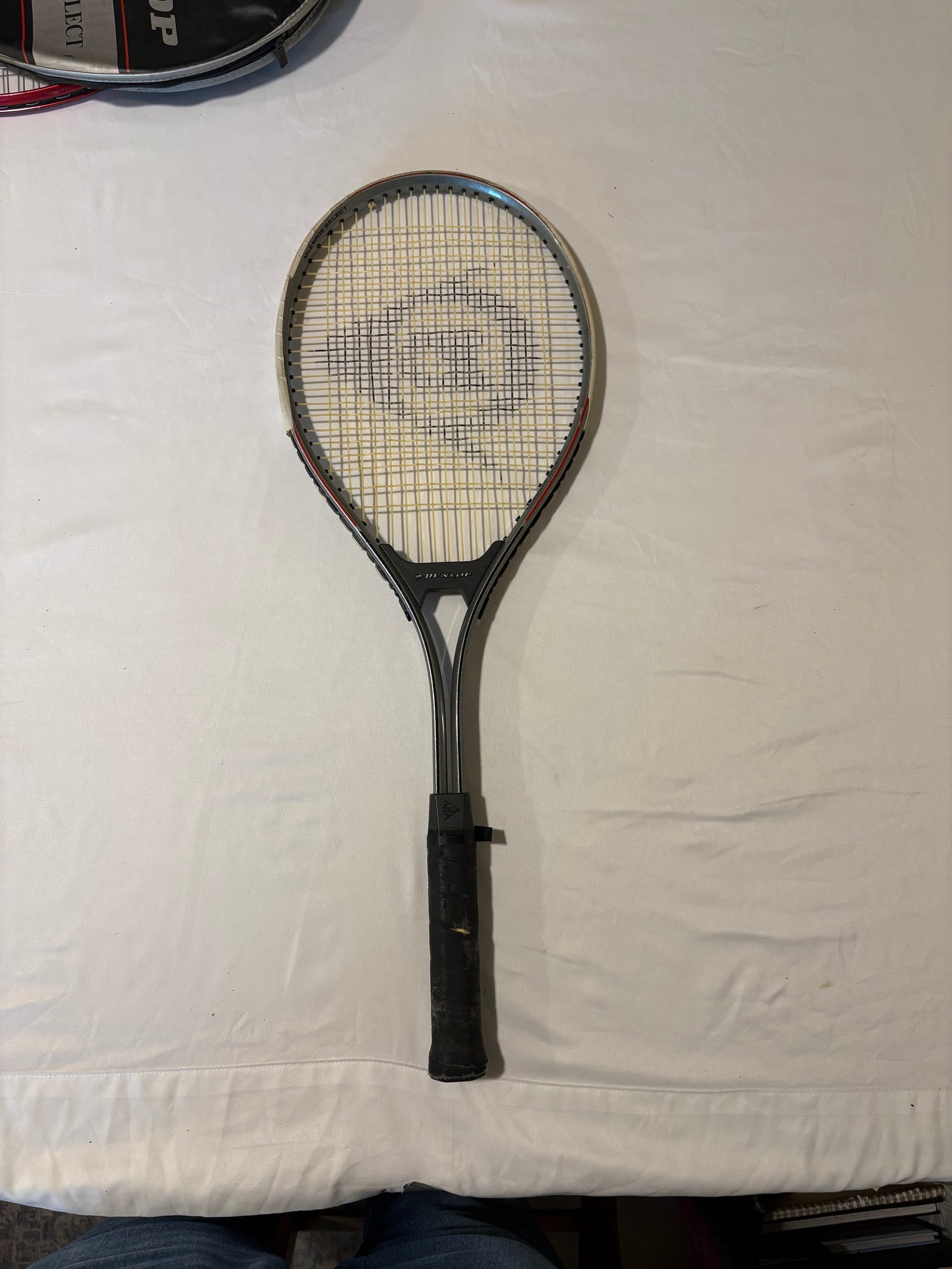 Vintage Dunlop McEnroe Select Mid‑Size Tennis Racket – Dunlop Logo, Used