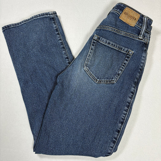 Hollister Womens Ultra High Rise Dad Jeans 25S Blue Vintage Stretch 90s Grunge