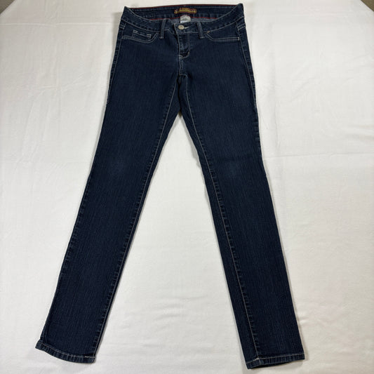 Skinny Jeans Womens Size 9 Dark Wash Stretch Denim Vintage Y2K Retro Slim Pants