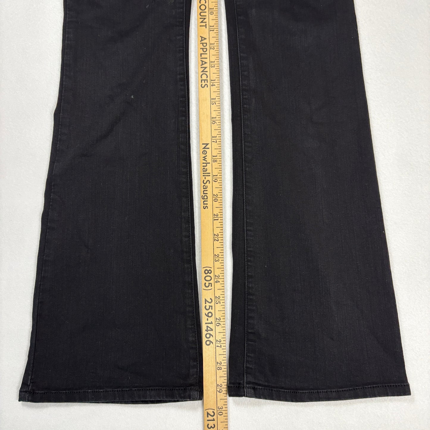 1822 Denim Womens Black Jeans Size 6 High Rise Stretch Skinny Y2K 90s Grunge