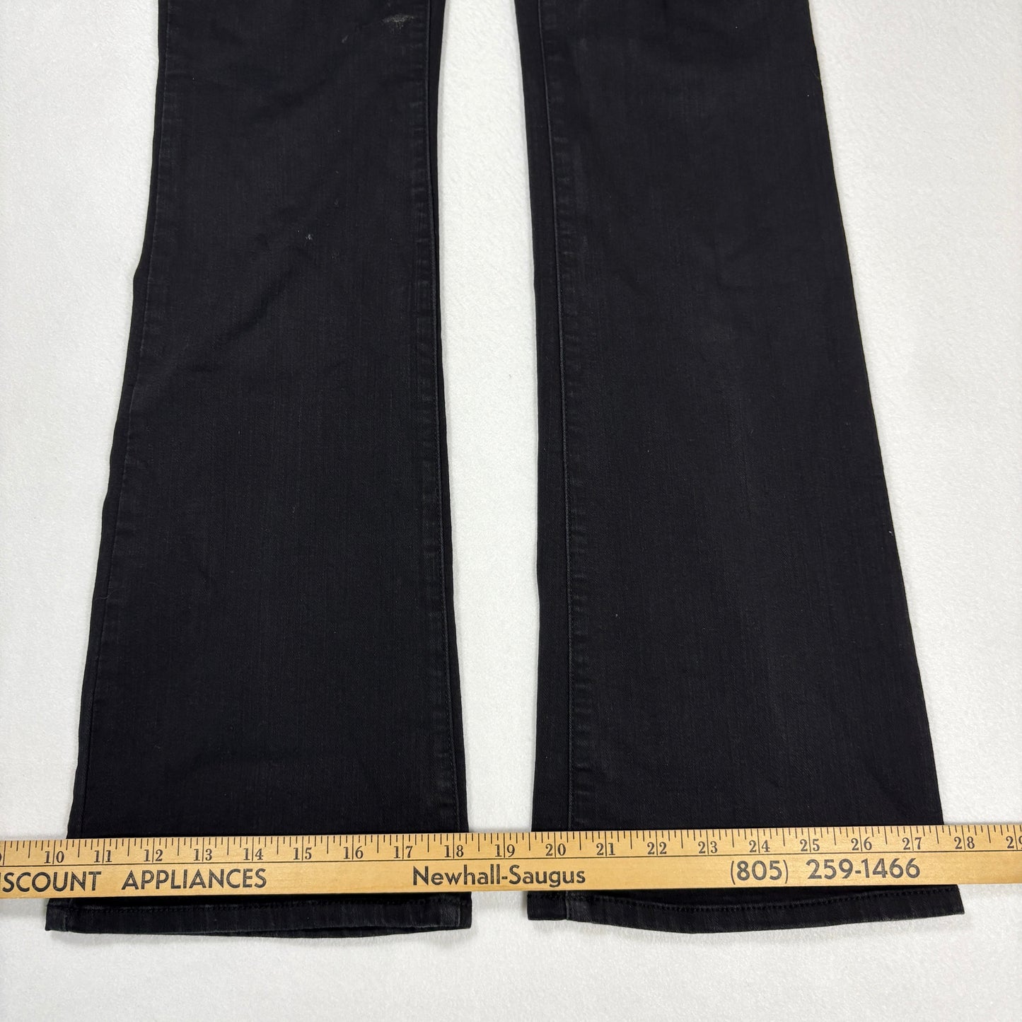 1822 Denim Womens Black Jeans Size 6 High Rise Stretch Skinny Y2K 90s Grunge