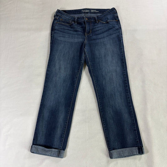 Modern Slim Cuffed Jeans Levi Strauss Signature W28 Fits Like 30X24 Dark Wash