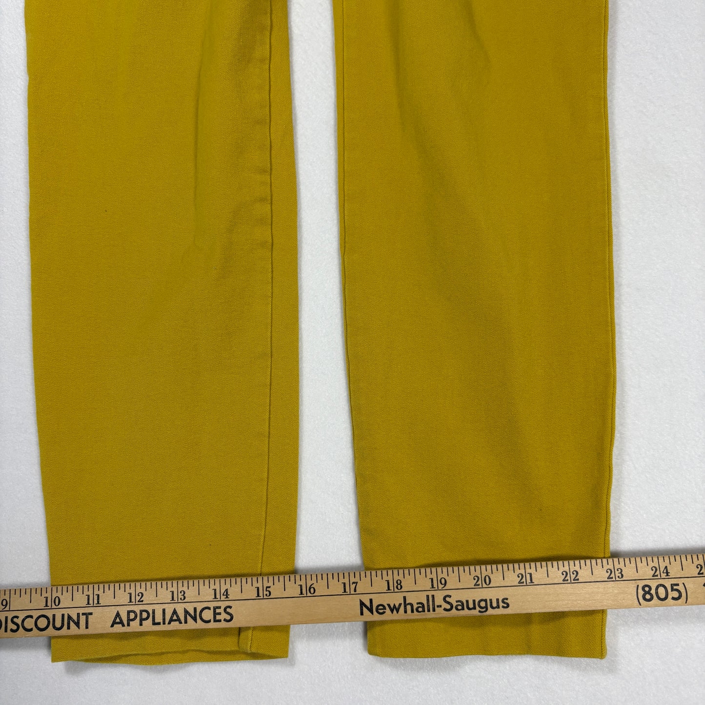 Old Navy Womens Pixie Pants Size 6 Mustard Yellow Mid Rise Slim Fit Stretch Chino