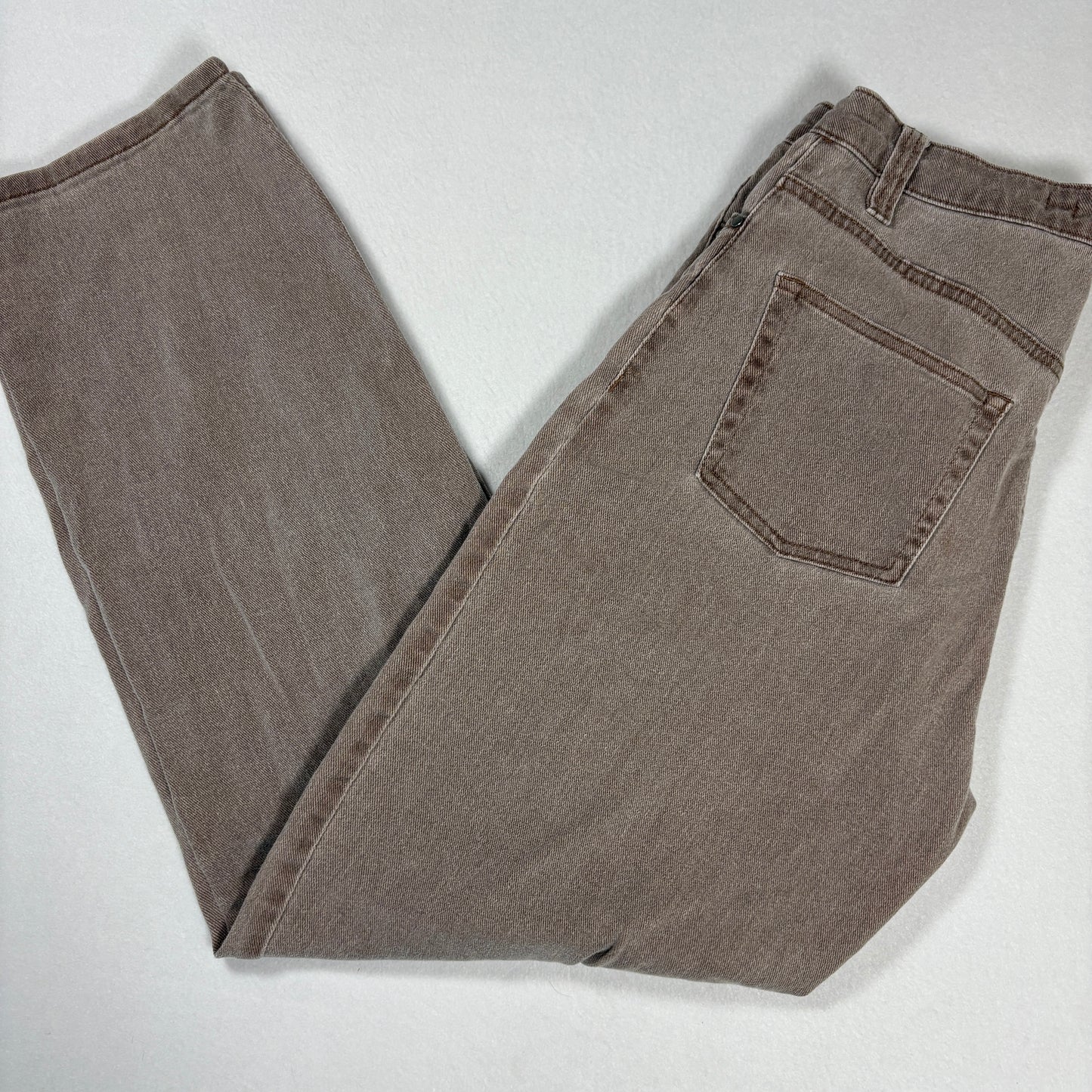 Tinseltown Womens Brown Baggy Jeans Size 5 Y2K 90s Grunge Straight Denim