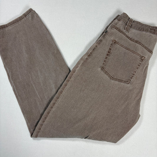 Tinseltown Womens Brown Baggy Jeans Size 5 Y2K 90s Grunge Straight Denim