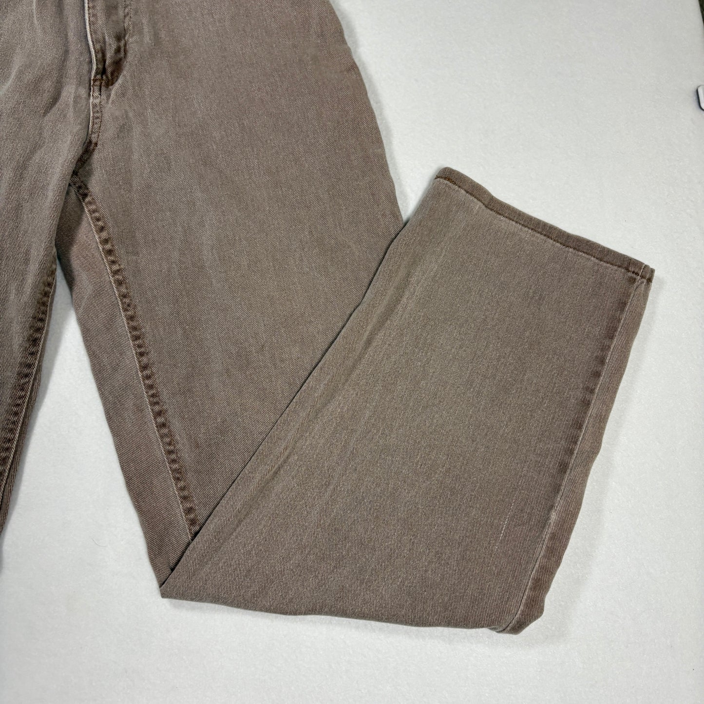 Tinseltown Womens Brown Baggy Jeans Size 5 Y2K 90s Grunge Straight Denim