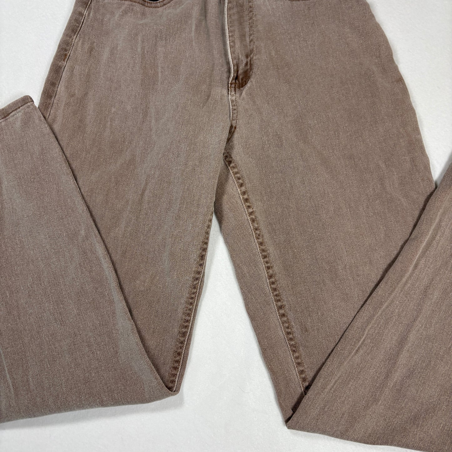 Tinseltown Womens Brown Baggy Jeans Size 5 Y2K 90s Grunge Straight Denim