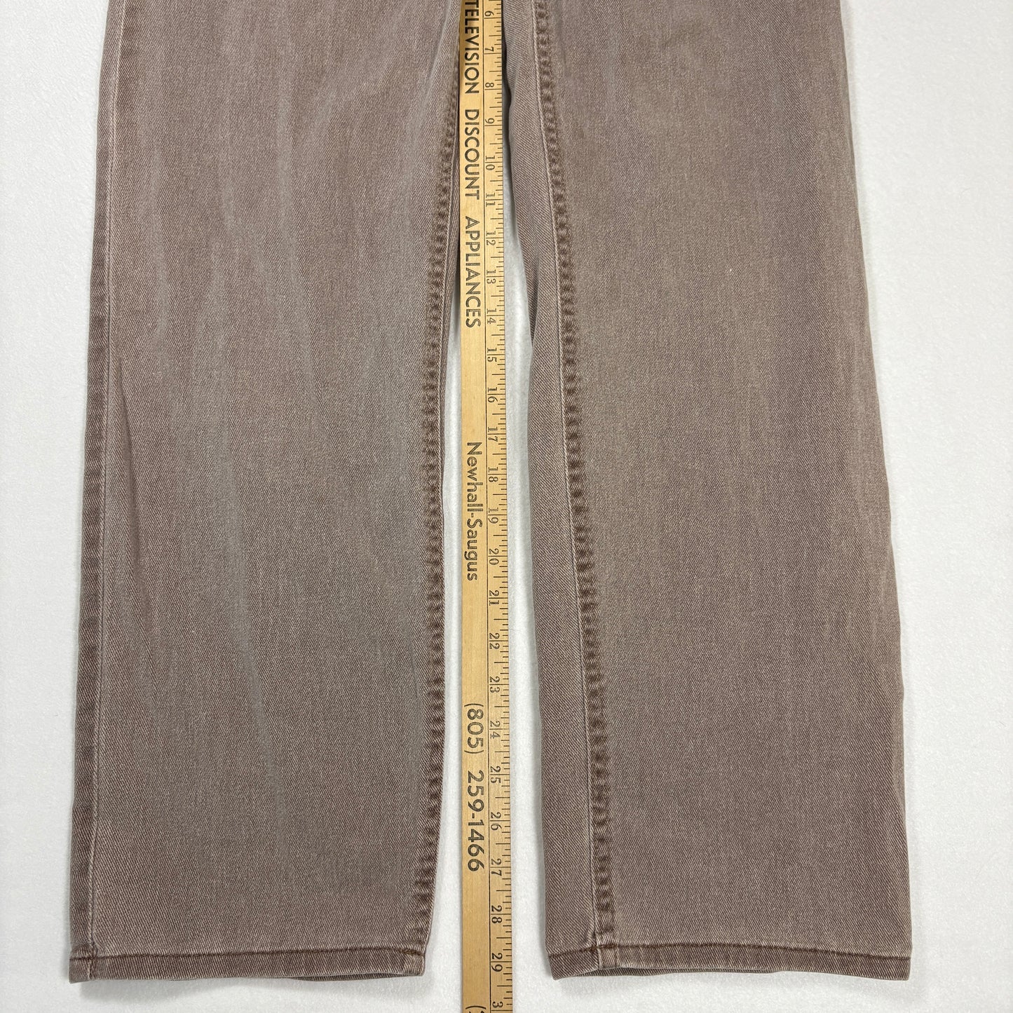 Tinseltown Womens Brown Baggy Jeans Size 5 Y2K 90s Grunge Straight Denim