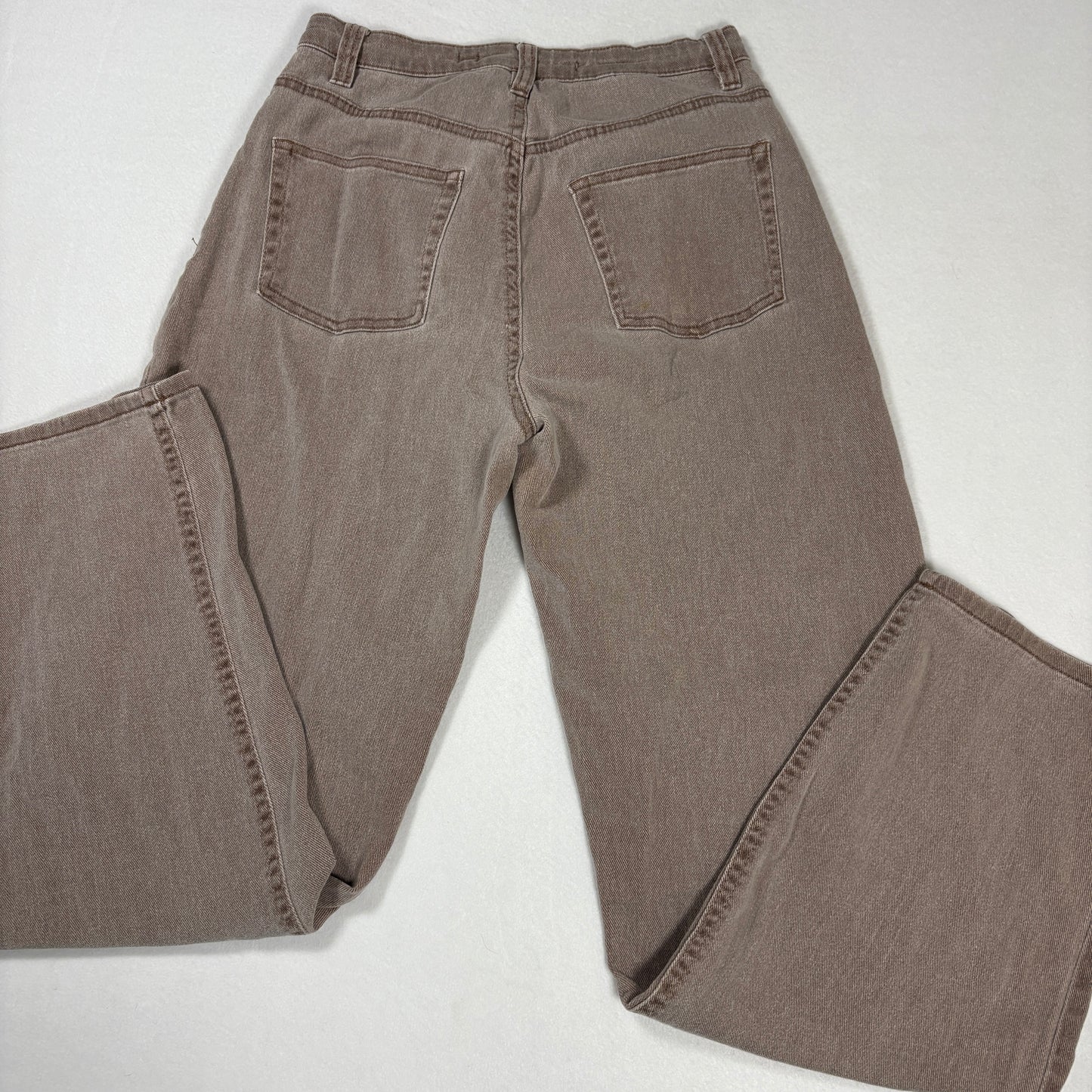 Tinseltown Womens Brown Baggy Jeans Size 5 Y2K 90s Grunge Straight Denim