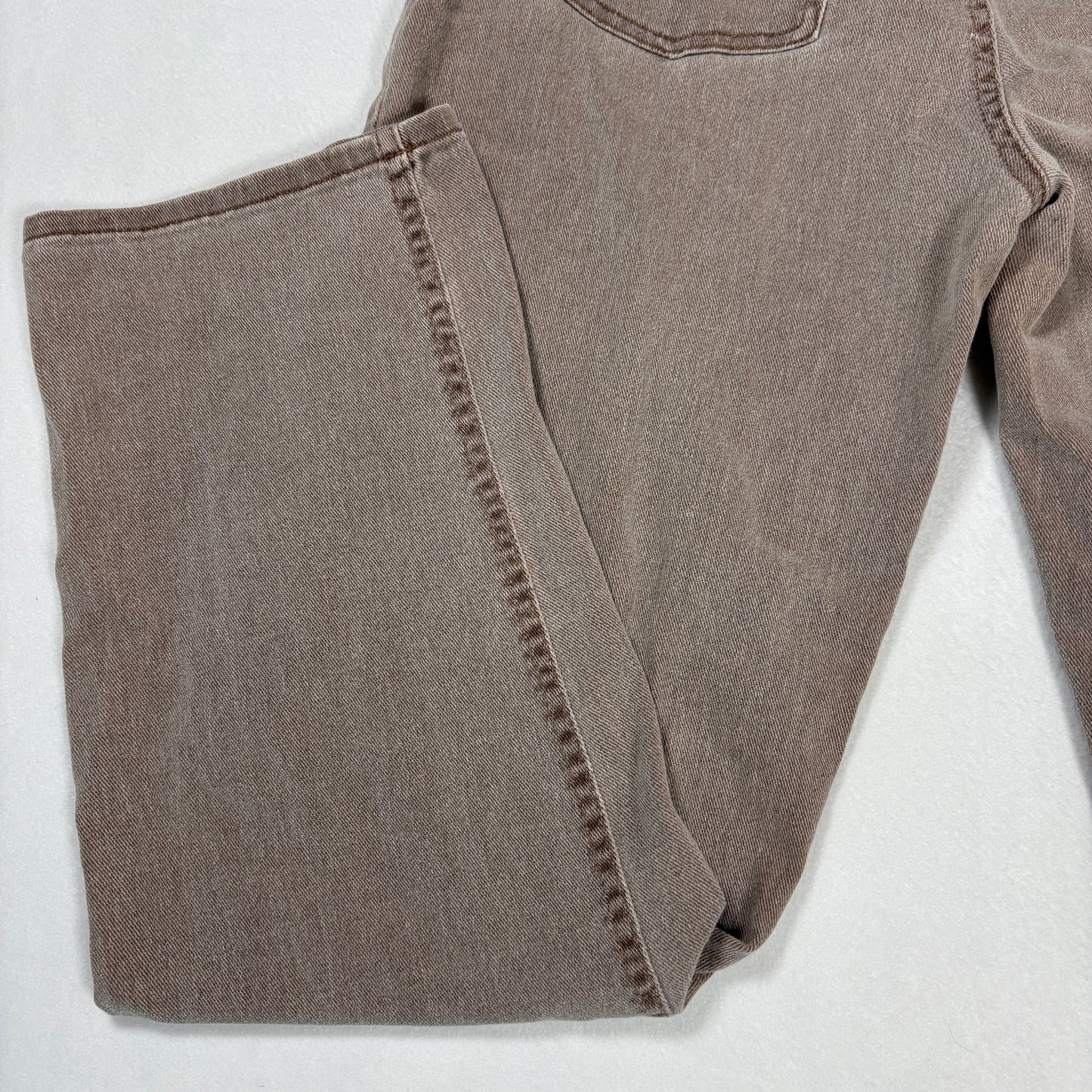 Tinseltown Womens Brown Baggy Jeans Size 5 Y2K 90s Grunge Straight Denim