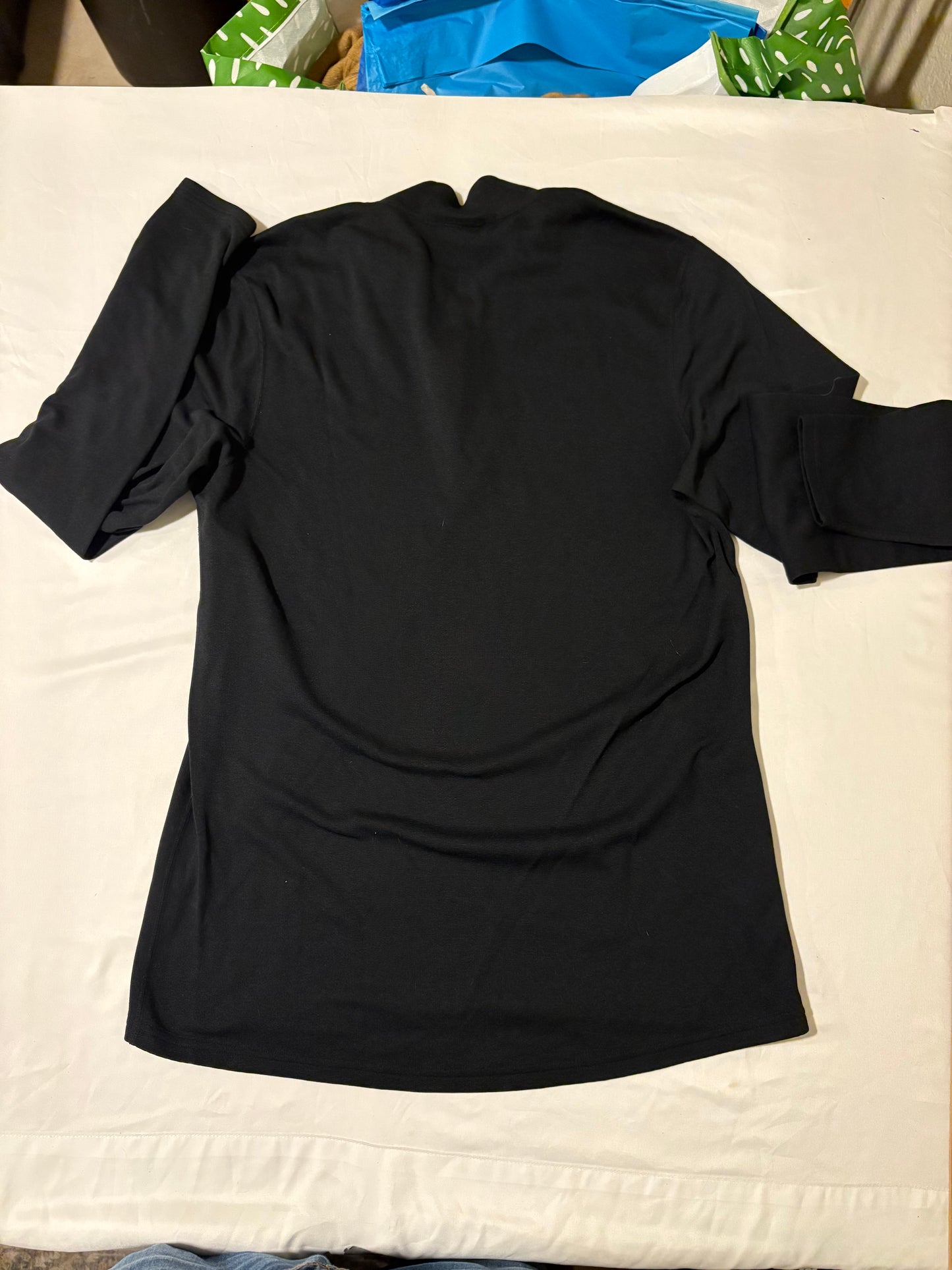 MEC Mens XL Black Base Layer Shirt Mountain Equipment Co-op Thermal Top