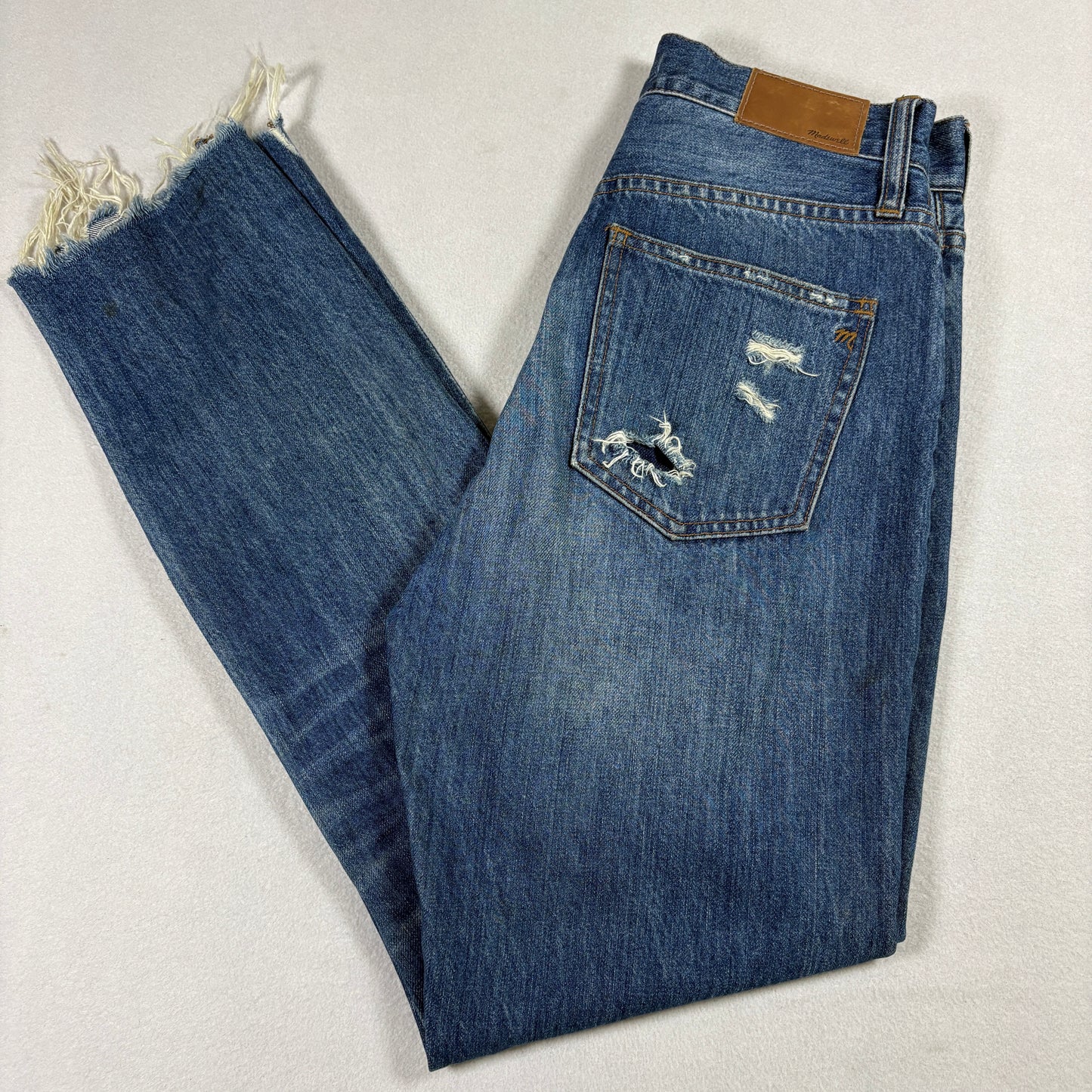 Madewell Womens Jeans 26 The Perfect Summer Jean Distressed Ripped Y2K Grunge