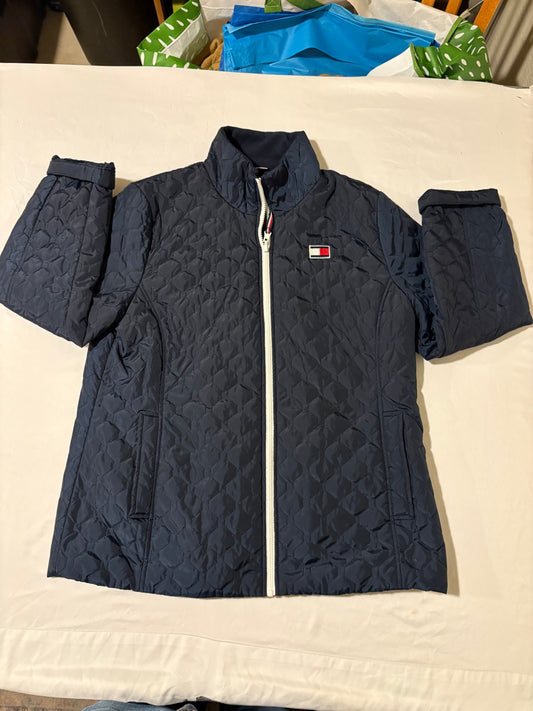 Tommy Hilfiger XL Navy 3-in-1 Jacket Quilted All Weather Zip Coat Mens