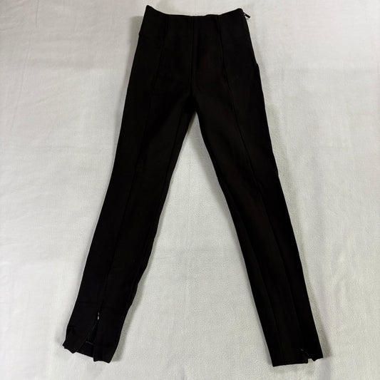 High Rise Skinny Pants Black Stretch Minimalist Good American Sz 1 Fits 22X26