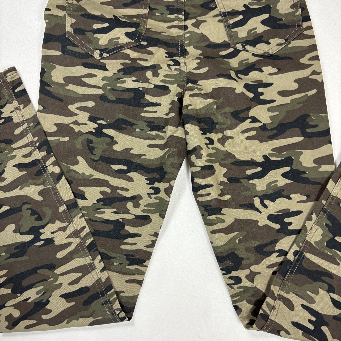 No Boundaries Womens Camo High Rise Skinny Jeans Size 5 NWT Y2K Grunge Stretch