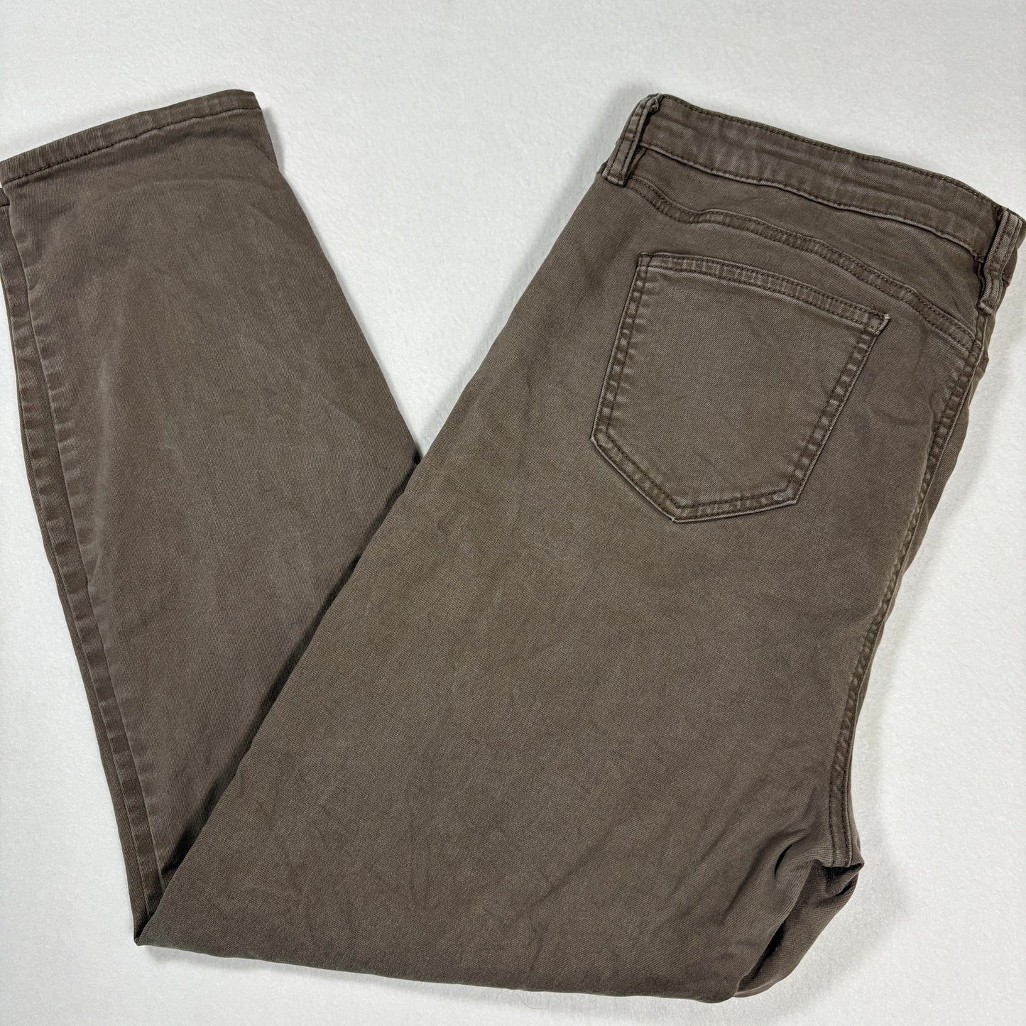 Buffalo David Bitton Womens Brown Jeans 16 High Rise Skinny Stretch Y2K Grunge