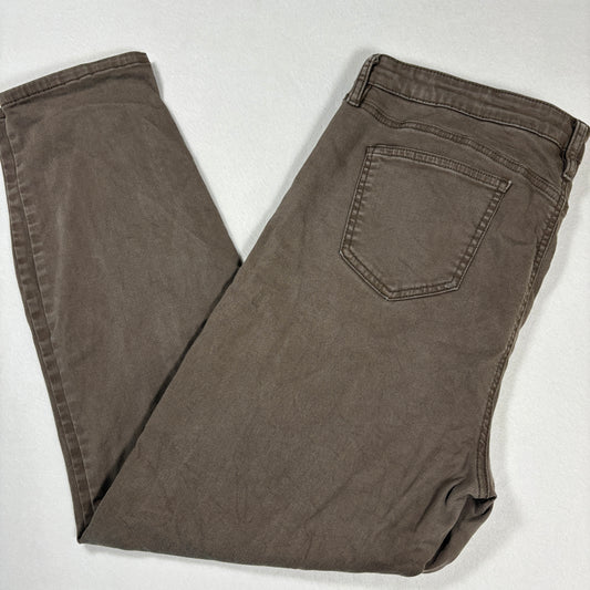 Buffalo David Bitton Womens Brown Jeans 16 High Rise Skinny Stretch Y2K Grunge