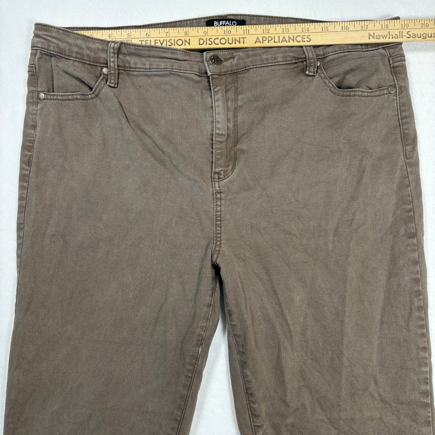 Buffalo David Bitton Womens Brown Jeans 16 High Rise Skinny Stretch Y2K Grunge