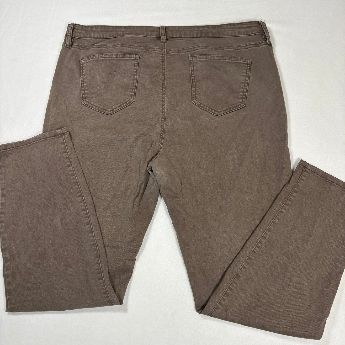 Buffalo David Bitton Womens Brown Jeans 16 High Rise Skinny Stretch Y2K Grunge