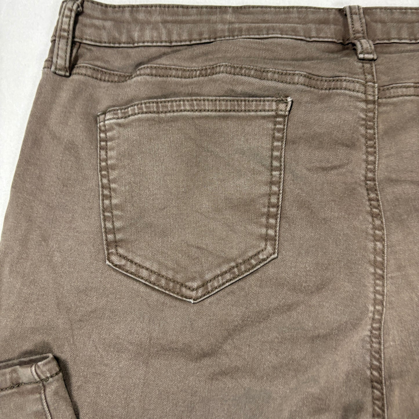 Buffalo David Bitton Womens Brown Jeans 16 High Rise Skinny Stretch Y2K Grunge