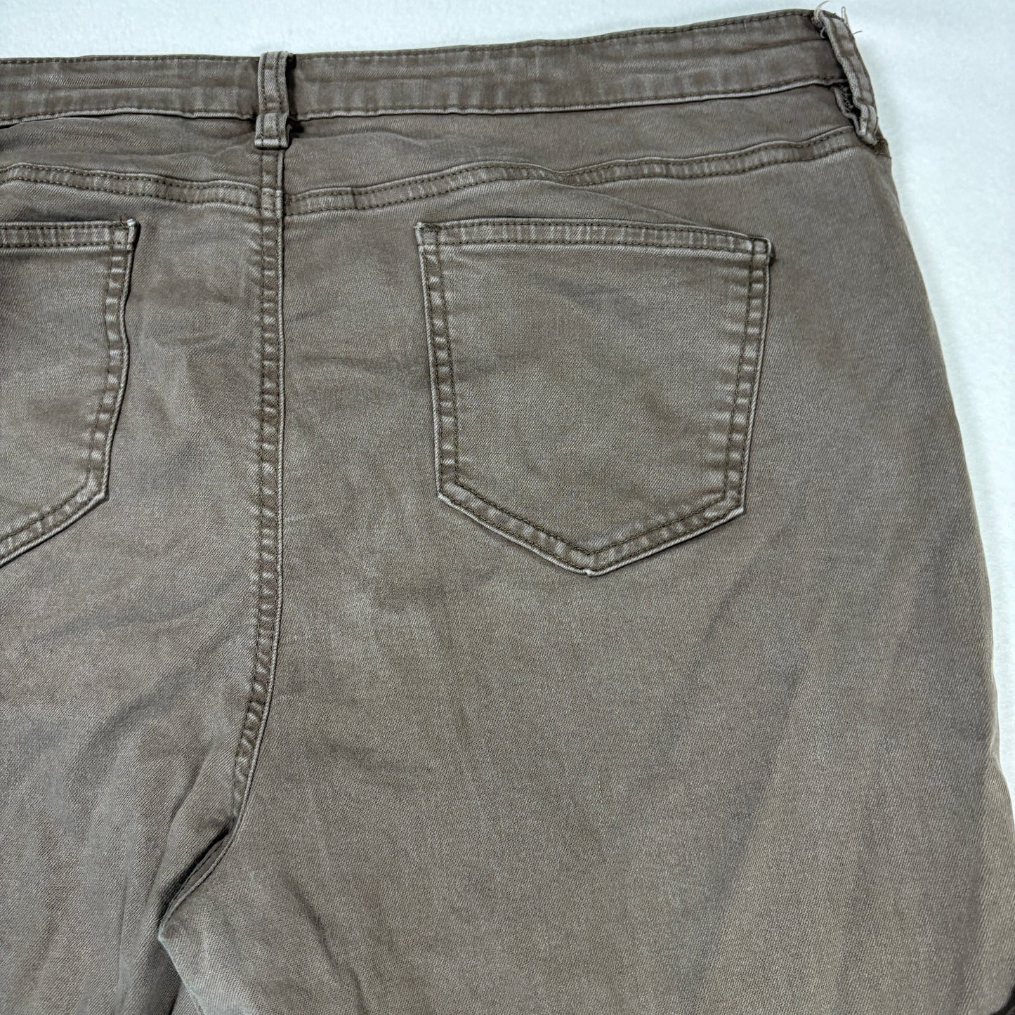 Buffalo David Bitton Womens Brown Jeans 16 High Rise Skinny Stretch Y2K Grunge