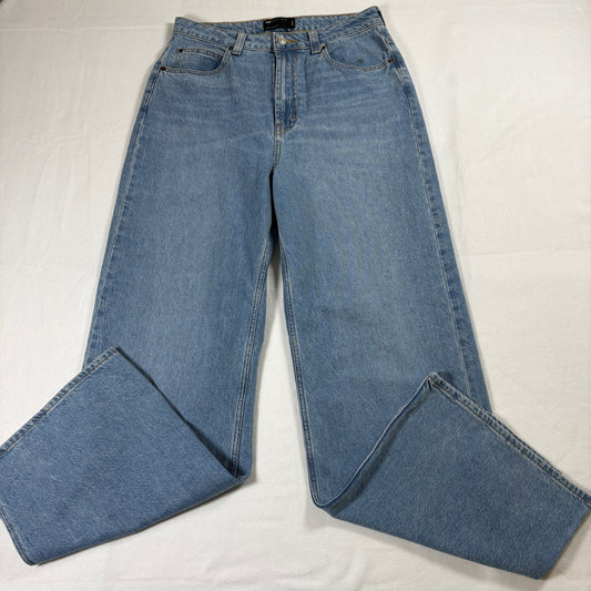 ASOS Design Baggy Jeans Mens 28x32 Light Wash Wide Leg Y2K Skate Grunge Denim