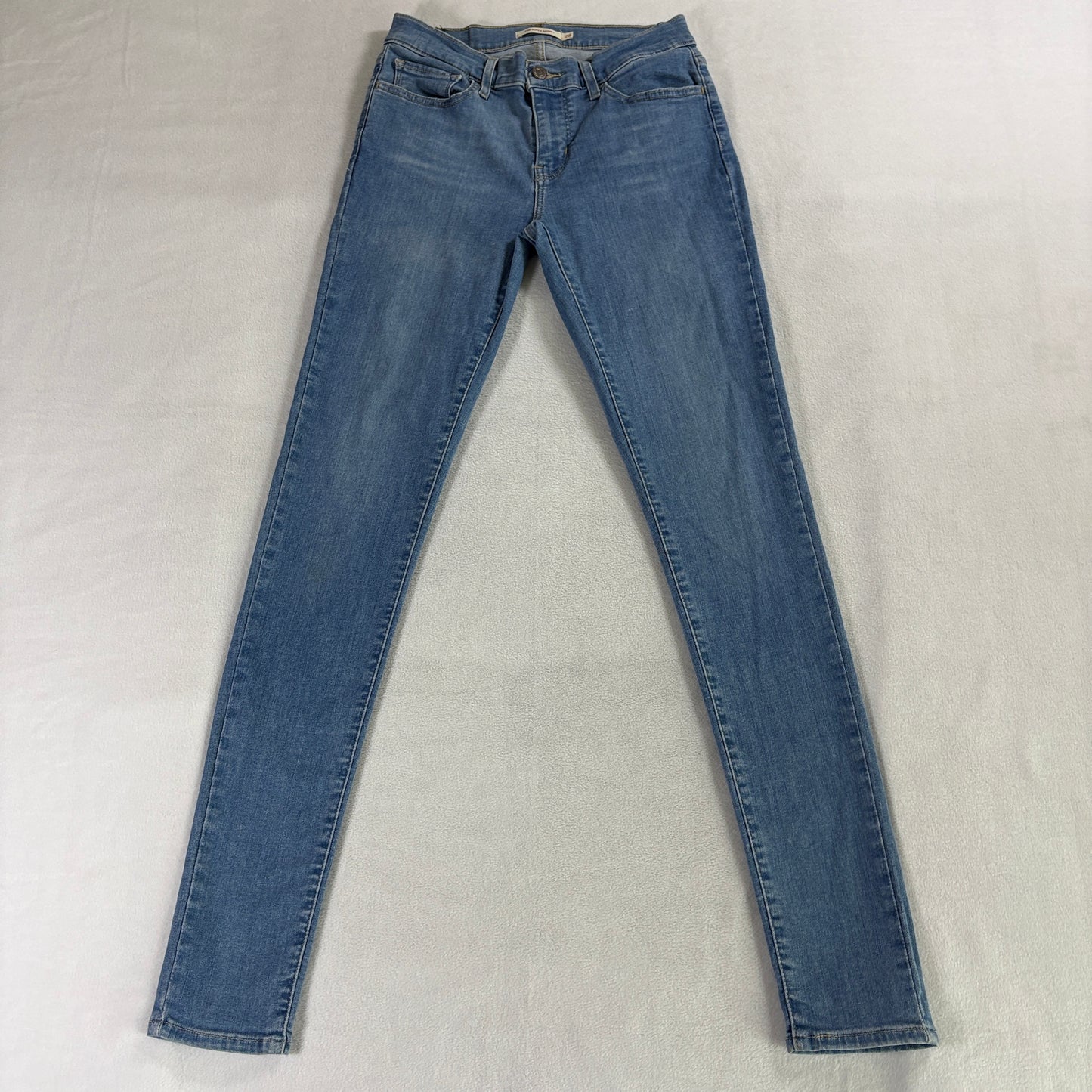 Levis 710 Super Skinny Jeans Tag 28 Fits Like 26X30 Light Wash Stretch Denim