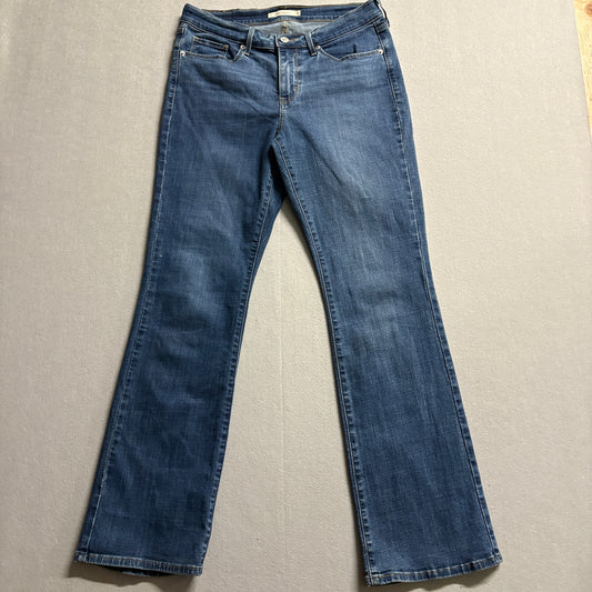 Levis Classic Bootcut Jeans Womens 6 W28 L32 Fits Like 31x31 Stretch