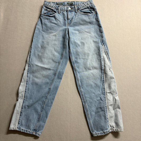 Y2K Wide Leg Baggy Skater Jeans Wild Fable Womens 4 Fits Like 30x29 Blue