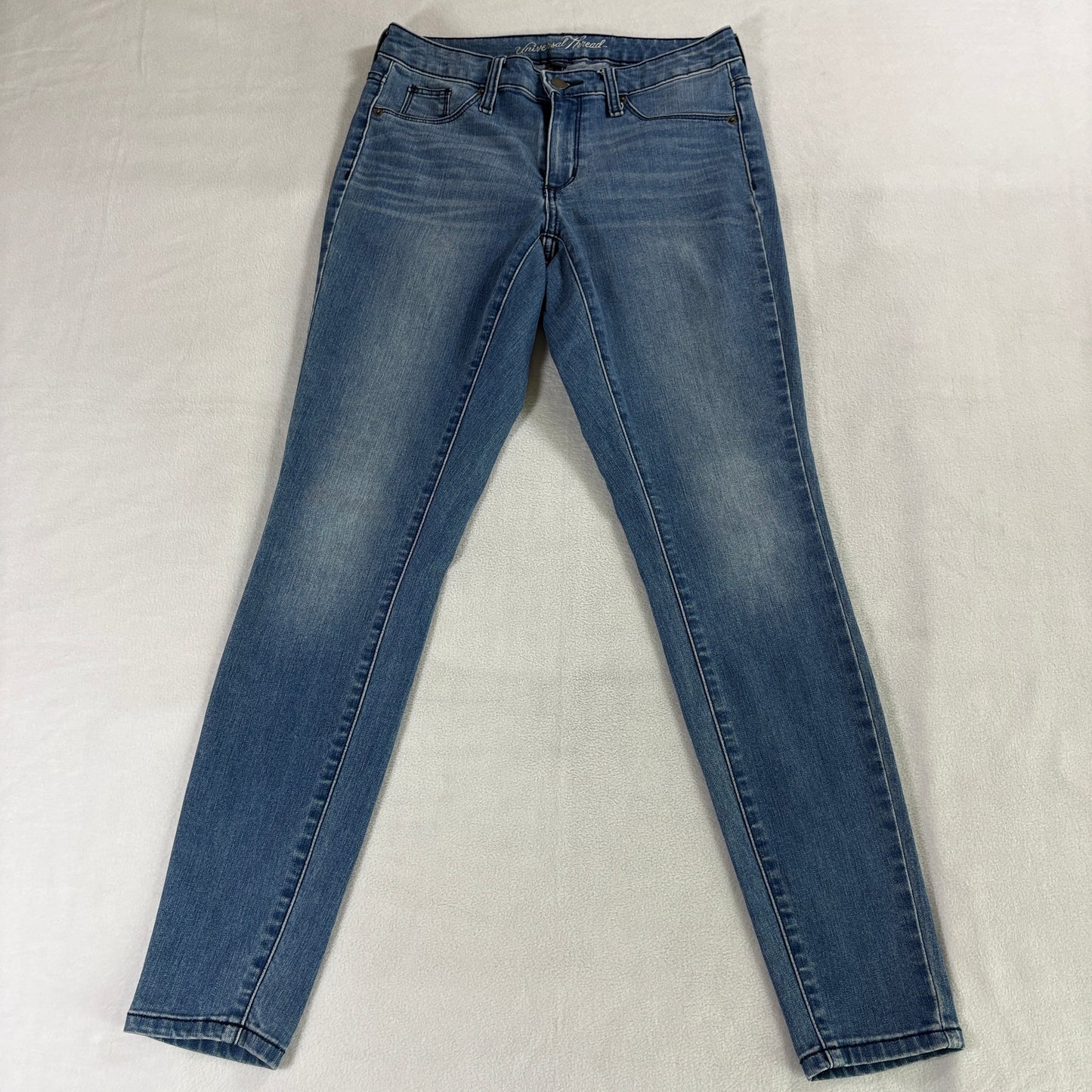 Skinny Stretch Jeans Universal Thread Tag 4 Fits Like 30X30 Blue Mid Rise