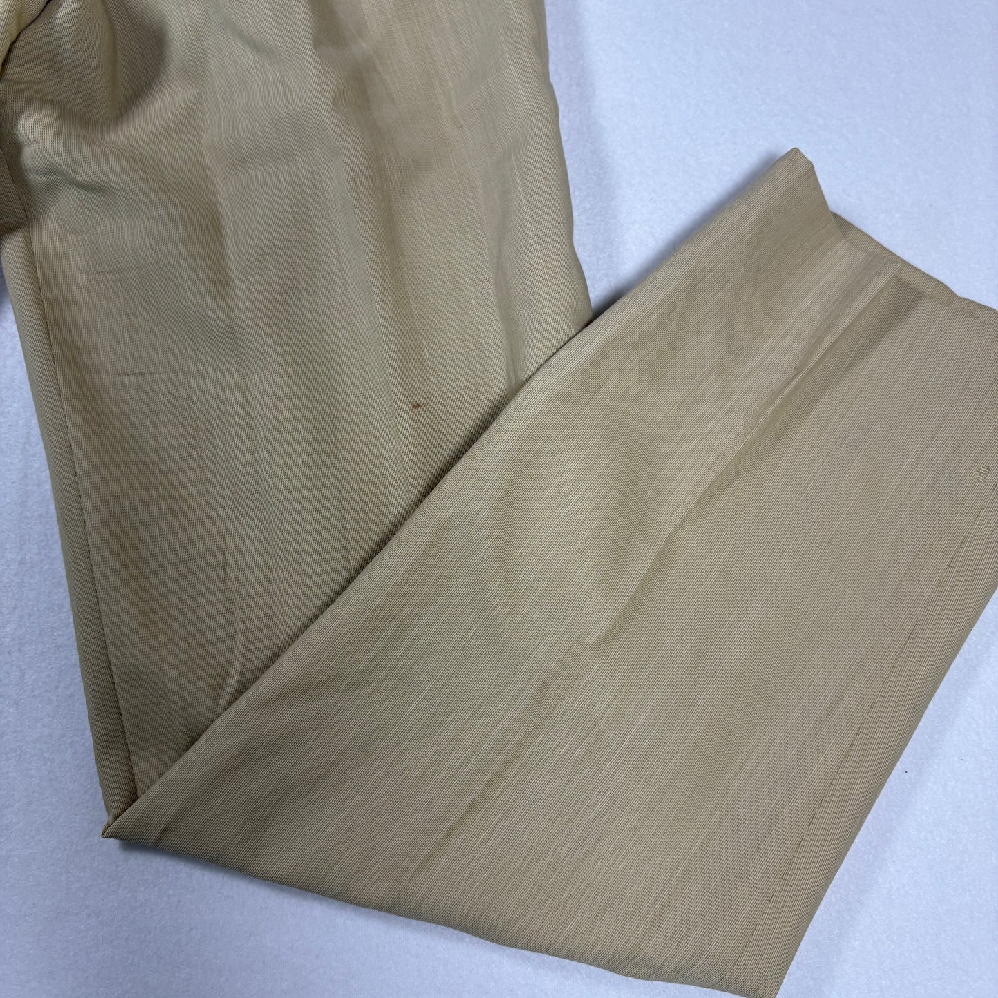 Zanella Womens Wool Pants Beige Made Italy Pleated Baggy Trousers Neiman Marcus