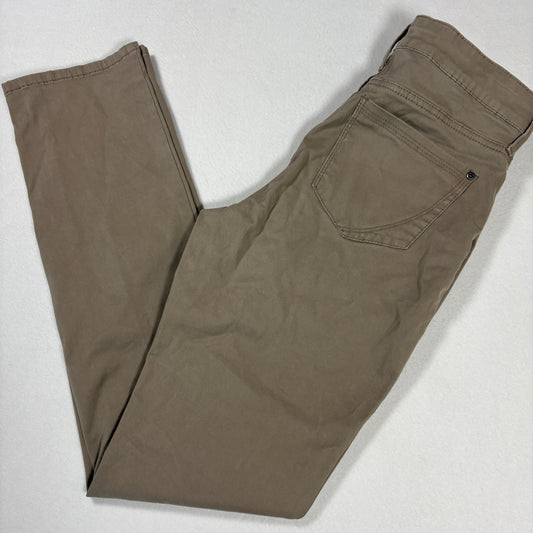 NYDJ Womens Samantha Slim Lift Tuck Jeans 8 Brown Stretch Denim High Rise