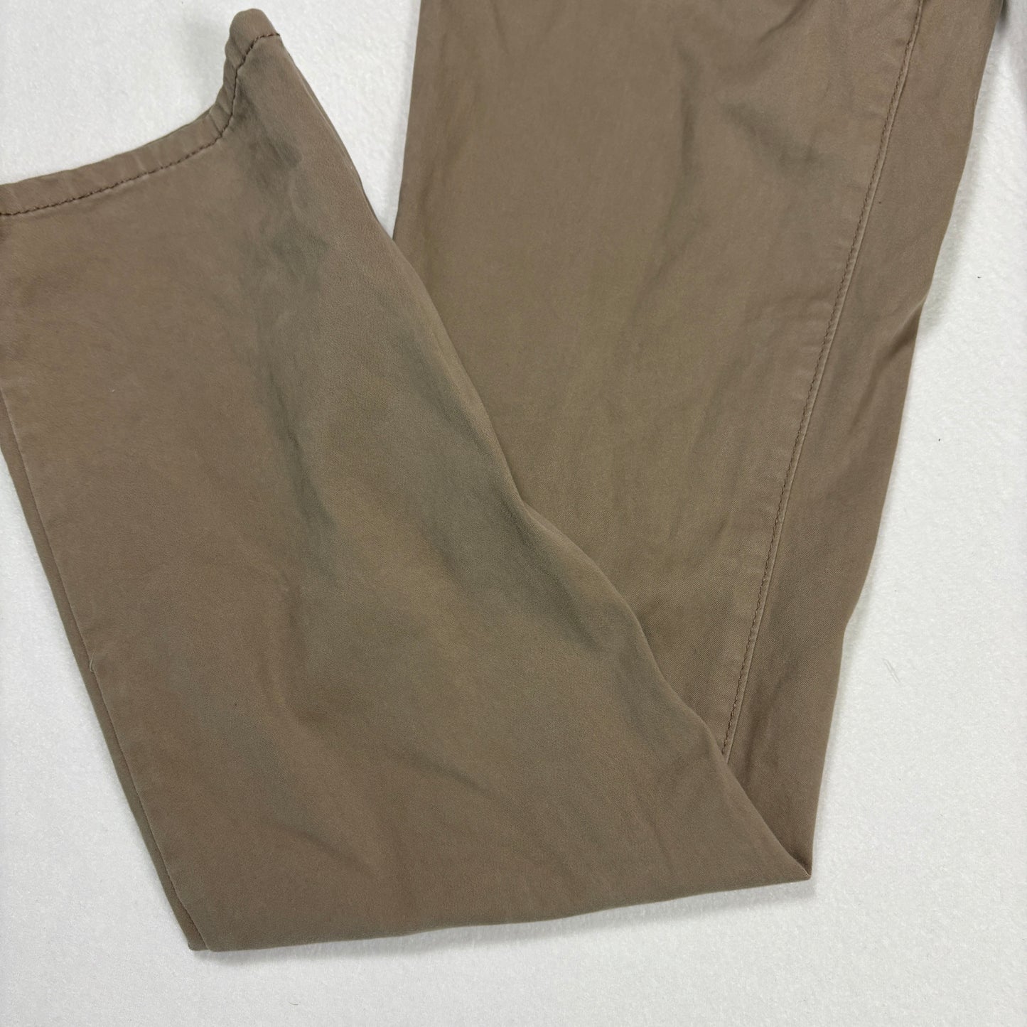 NYDJ Womens Samantha Slim Lift Tuck Jeans 8 Brown Stretch Denim High Rise