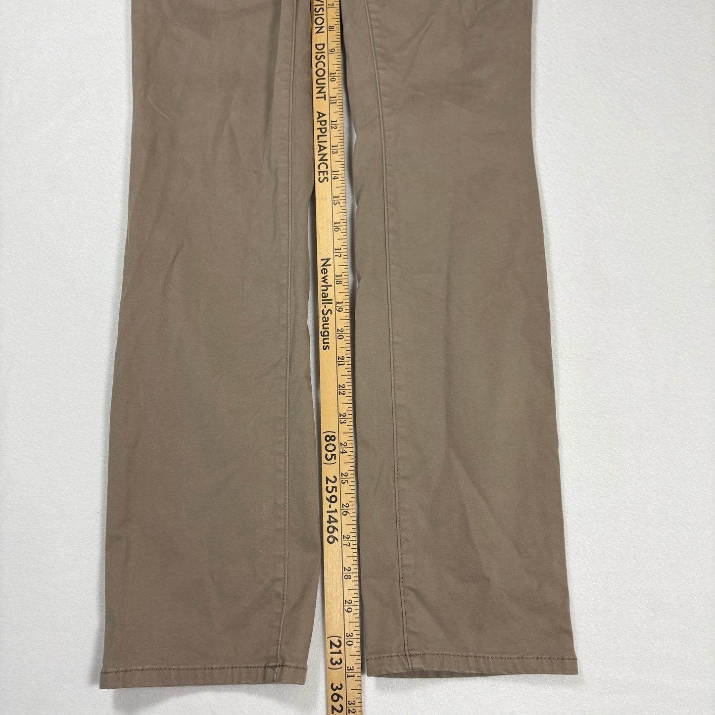 NYDJ Womens Samantha Slim Lift Tuck Jeans 8 Brown Stretch Denim High Rise