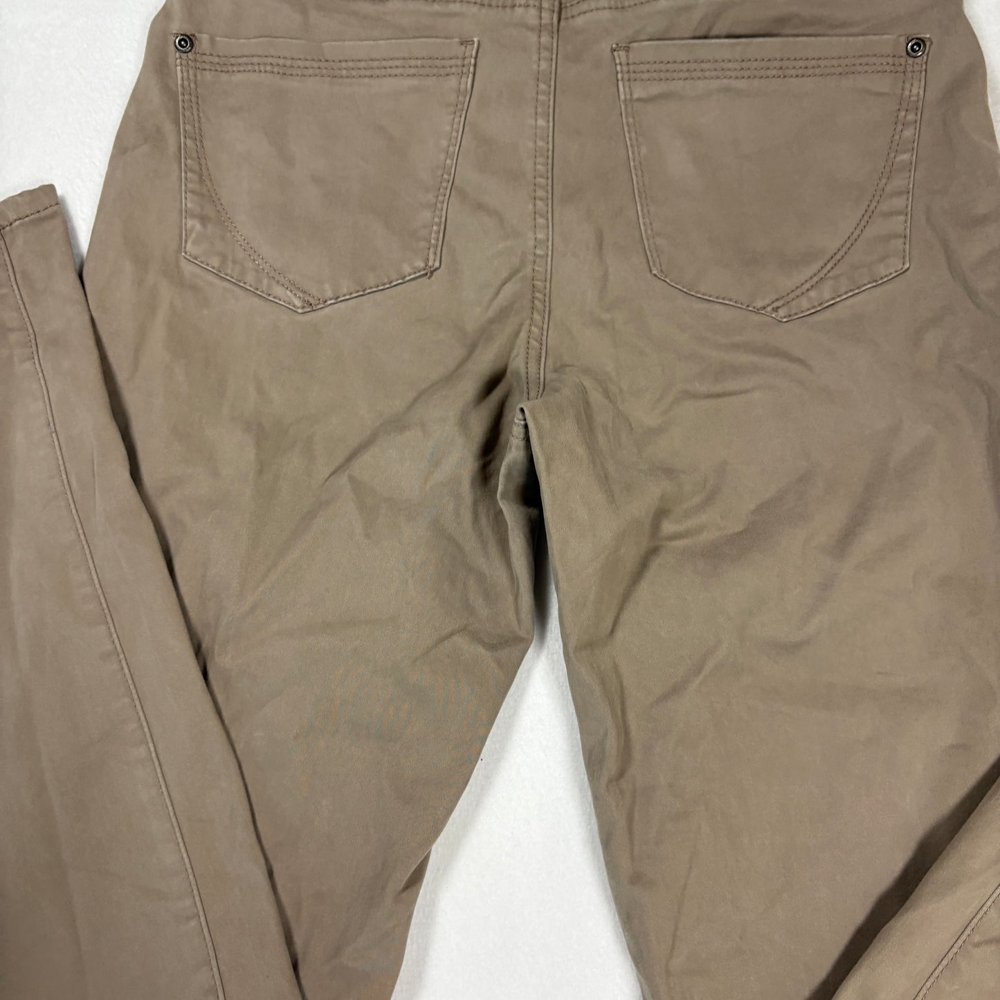 NYDJ Womens Samantha Slim Lift Tuck Jeans 8 Brown Stretch Denim High Rise