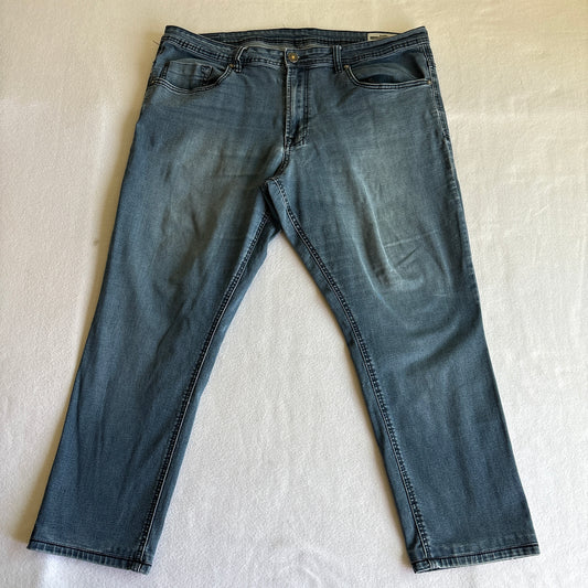Buffalo David Bitton Axel Mens 40x29 Slim Stretch Denim Jeans Blue Vintage Retro