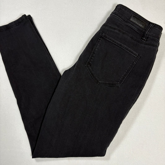 Royalty For Me Womens Black Skinny Jeans Size 8 Stretch High Rise Y2K Grunge