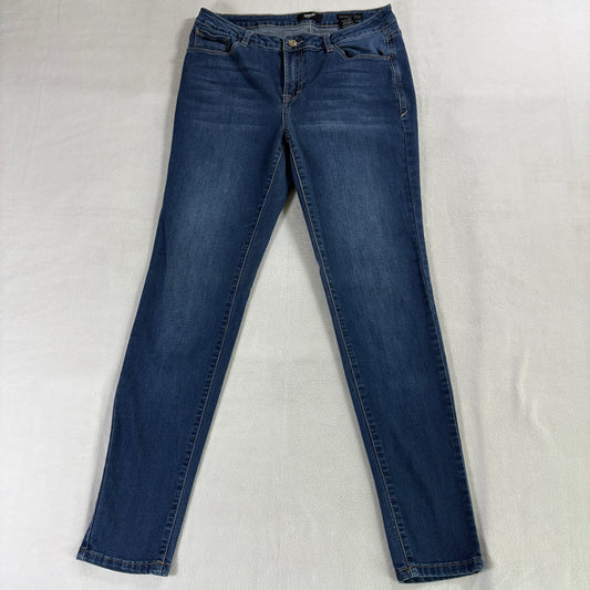 Skinny Stretch Jeans Kensie Knockout Mid Rise Tag 6 Fits Like 30X29 Blue Denim