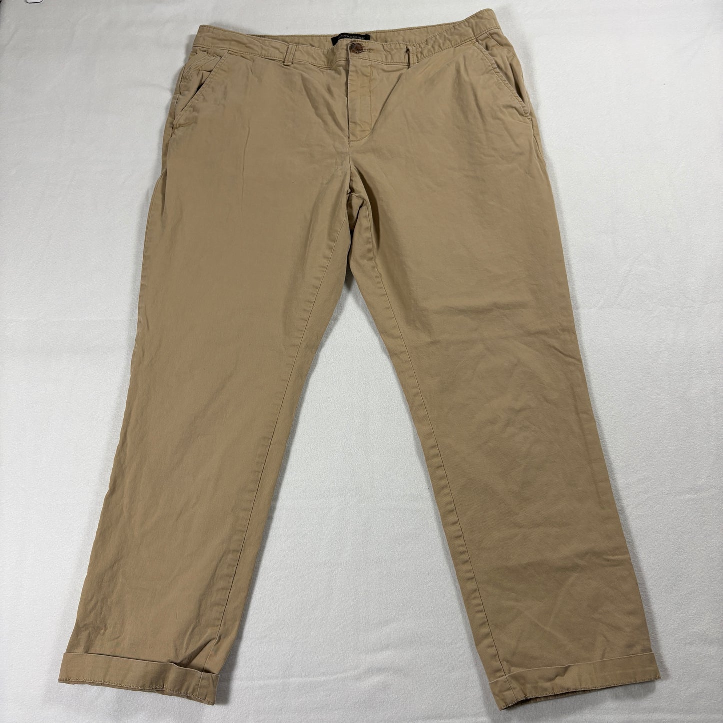 Banana Republic Pants Womens 14 Khaki Girlfriend Fit Casual Chino Y2K Streetwear