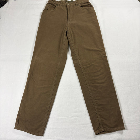 Jones Jeans Pants Womens 8 Brown Straight Leg 100% Cotton Y2K Casual Vintage