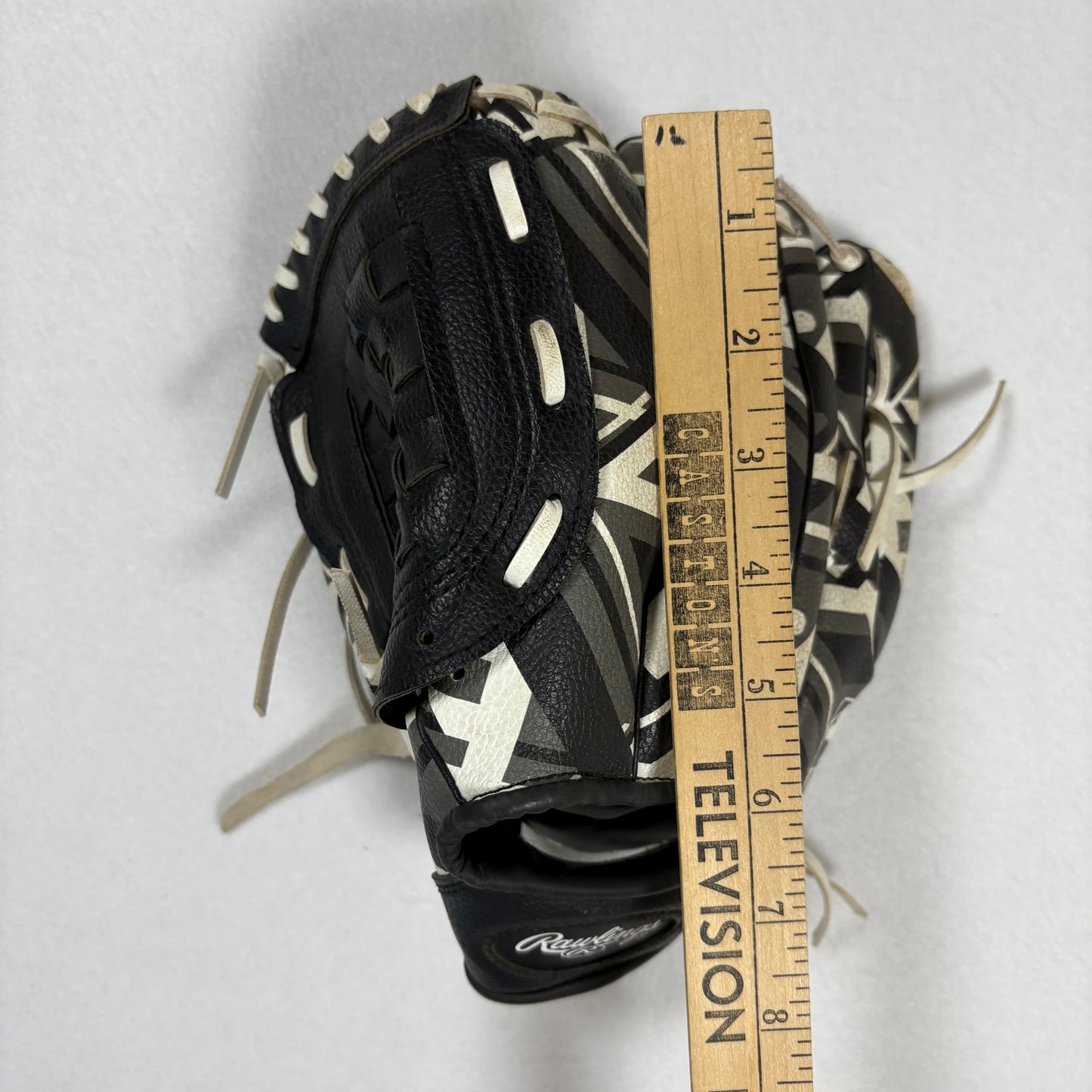 Rawlings Youth Baseball Glove 10.5" REM105 Basket Web Black White Camo Left Hand