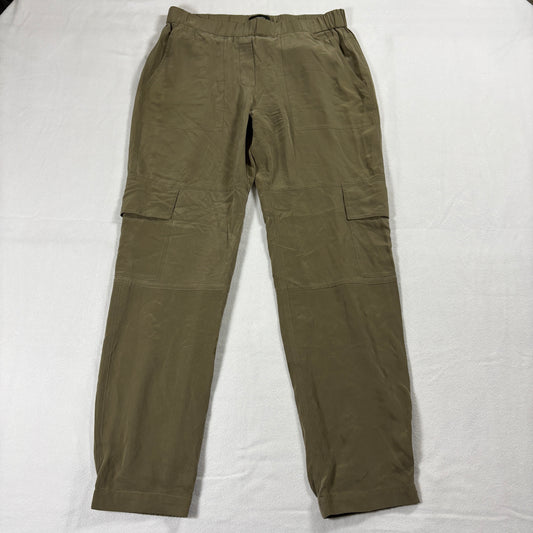 Theory Cargo Pants Womens Small Olive Green Soft Lightweight Utility Y2K Street