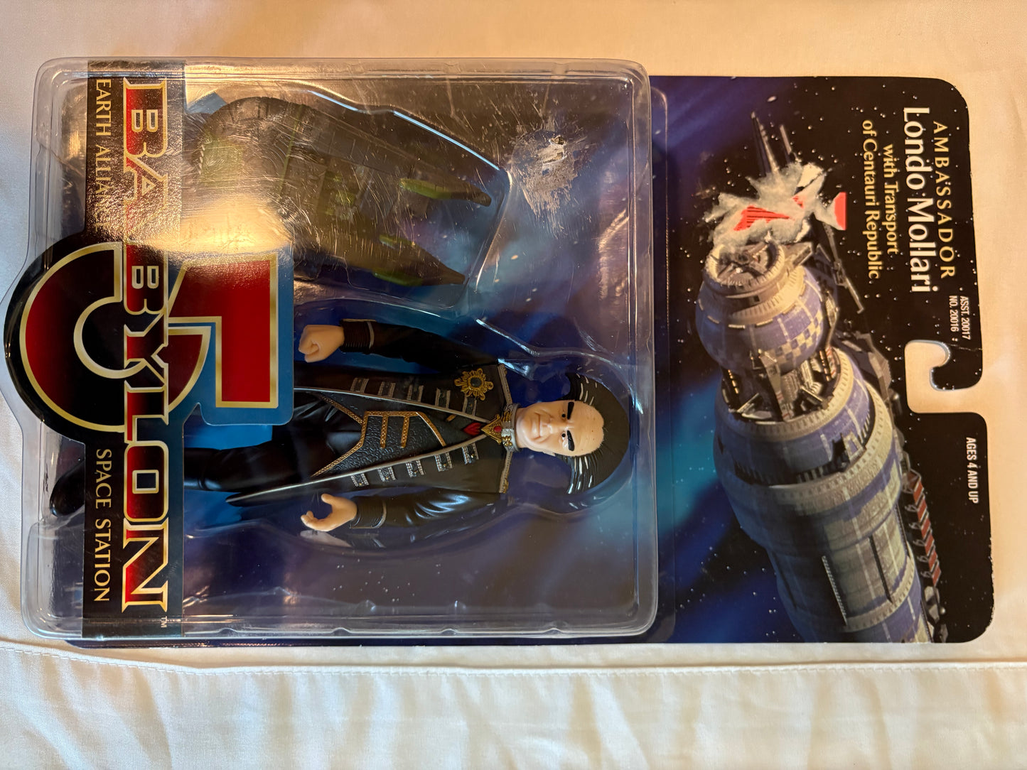 Babylon 5 Londo Mollari Figure Centauri Transport 1997 NIB Sci-Fi Toy MOC Rare