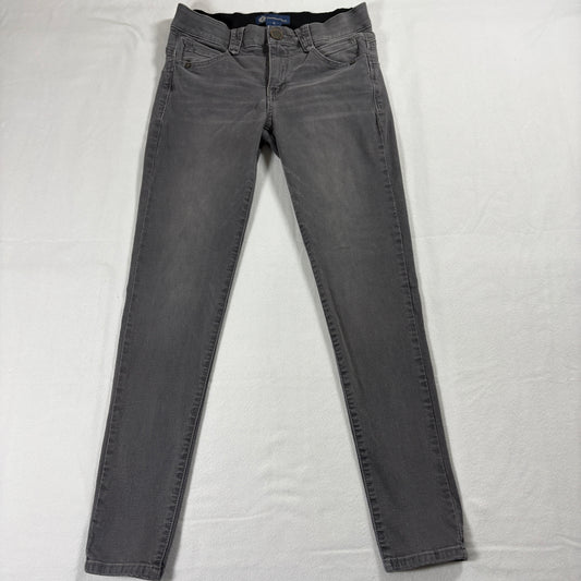 Democracy Jeans Womens 4 Grey Skinny Absolution Stretch Mid Rise Flattering Fit