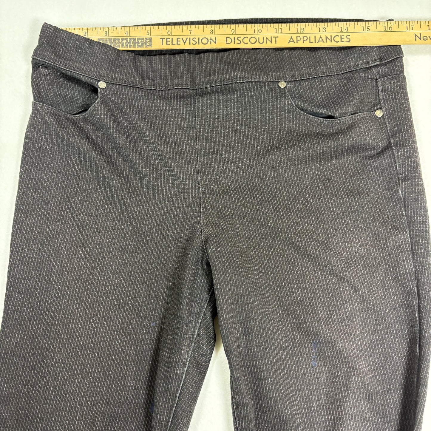 Gloria Vanderbilt Womens Jeans 12 Black Stretch Slim Fit Y2K Vintage Denim Pants