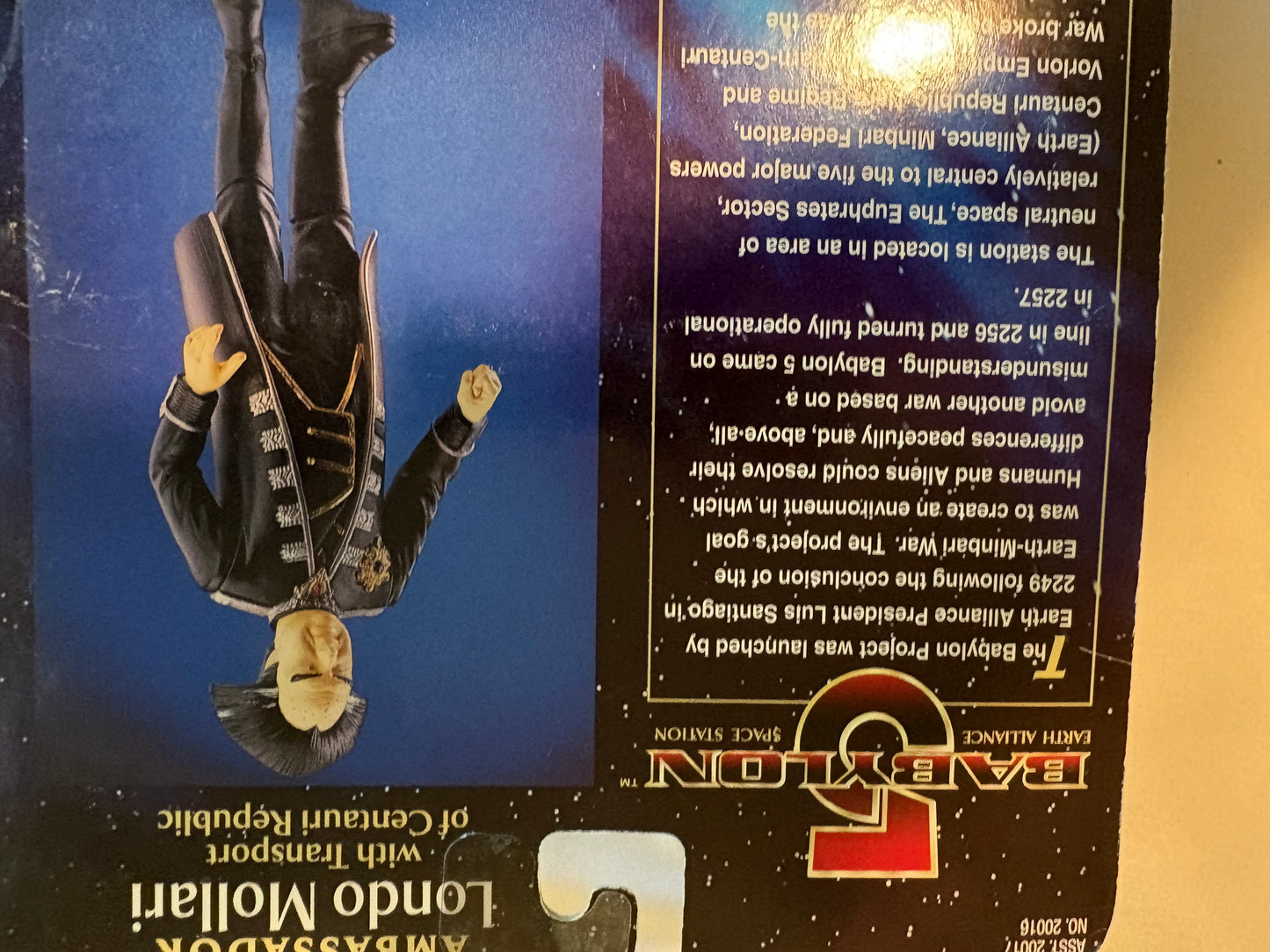 Babylon 5 Londo Mollari Figure Centauri Transport 1997 NIB Sci-Fi Toy MOC Rare